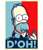 Плакат The Simpsons (Homer, Doh)