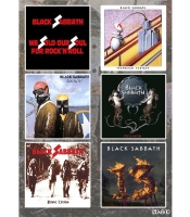 Стікерпак Black Sabbath (album covers 1976-2013) SP-240