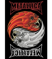 Плакат Metallica (Yin Yang skull)