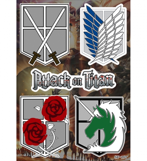 Стикерпак Attack On Titan (logos) SP-107