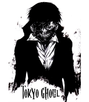Плакат Tokyo Ghoul (black and white)
