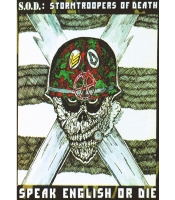 Плакат S.O.D. (Speak English or Die)