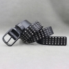 Ремінь шкіряний Два ряди маленьких шипів і два ряди заклепок (bсl-002) Ремінь шкіряний Два ряди маленьких шипів і два ряди заклепок (bсl-002)