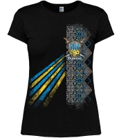 Жіноча футболка Тризуб (Візерунок)