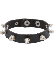 Браслет один ряд фігурних шипів (bpu-021)