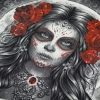 Футболка Muerte (skull and roses) Футболка Muerte (skull and roses)