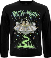 Футболка с длинным рукавом Rick and Morty (space adventure)