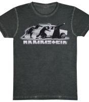 Футболка Rammstein (pushing a car) graphite t-shirt EU