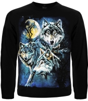 Футболка с длинным рукавом Волки (стая)