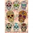 Стикерпак Mexican style Calavera skulls SP-030 Стикерпак Mexican style Calavera skulls SP-030