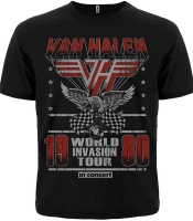 Футболка Van Halen "World Invasion Tour 1980"