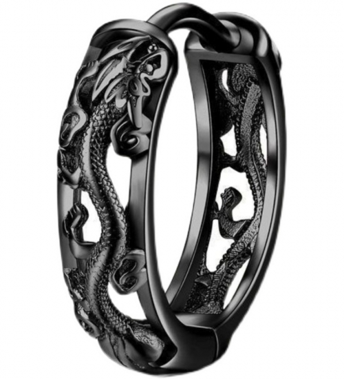 Сережка-кільце Дракон (chinese dragon) (ea-172)