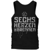 Майка Rammstein "Sechs Herzen Die Brennen"