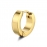Сережка (хір. сталь, колір золотий, ∅13,ширина 4мм) ea-098