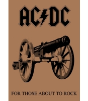 Плакат AC/DC "For Those About To Rock"