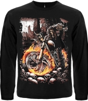 Футболка с длинным рукавом Deathrider (смерть на мотоцикле)