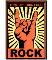 Плакат Rock (Tune Up, Turn Loud)