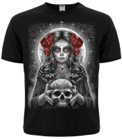 Футболка Muerte (skull and roses)
