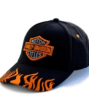 Бейсболка (3D) Harley-Davidson (пламя)