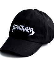 Бейсболка Sepultura (white logo)