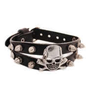 Браслет BL-109 Піратський череп та фігурні шипи