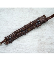 Браслет Стимпанк коричневый (bsp-23)