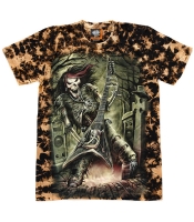 Футболка Скелет (гитара B.C. Rich) светится в темноте