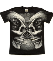 Футболка 2 Черепа (кельтский узор)