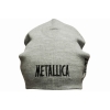 Шапка с вышивкой Metallica серая
