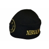 Шапка с вышивкой Nirvana черная