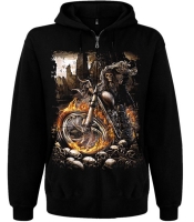 Худі Deathrider (смерть на мотоциклі) на блискавці