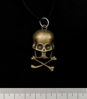 Кулон Danger Skull (цвет бронза)