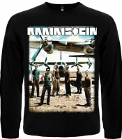 Лонгслив Rammstein (фото группы возле самолета)