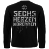 Футболка с длинным рукавом Rammstein "Sechs Herzen Die Brennen"