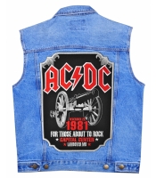 Нашивка наспинная AC/DC "For Those About To Rock"