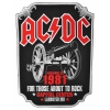 Нашивка наспинная AC/DC "For Those About To Rock"