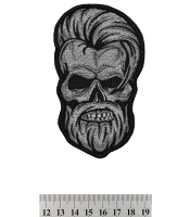 Нашивка Bearded skull