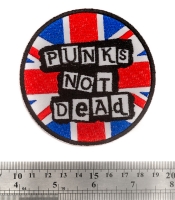 Нашивка Punk's Not Dead (Британский флаг)