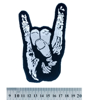 Нашивка Sign of the Horns (коза)