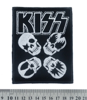 Нашивка Kiss (skulls)