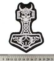 Нашивка Молот Тора с Пентаграммой (Thor's Hammer with Pentagram)