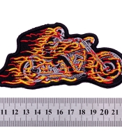 Нашивка Deathrider (смерть на мотоцикле)