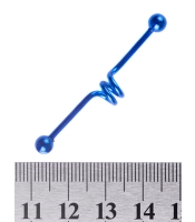 Штанга (хир.сталь, индастриал, цвет синий)