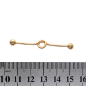 Штанга (хир.сталь, индастриал, цвет золотой)