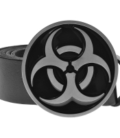 Пряжка Biohazard, Комплект поставки товара Пряжка + ремень (натуральная кожа)