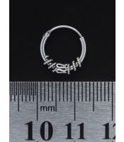 Серьга, кольцо с узором (eas-017)
