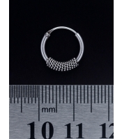 Серьга, кольцо с узором (eas-027)