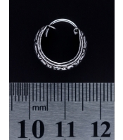 Серьга, кольцо пиратское с узором (eas-038)