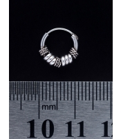 Серьга, кольцо с узором (eas-025)