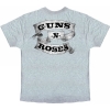 Футболка Guns'n'Roses (череп) (меланж) Футболка Guns'n'Roses (череп) (меланж)